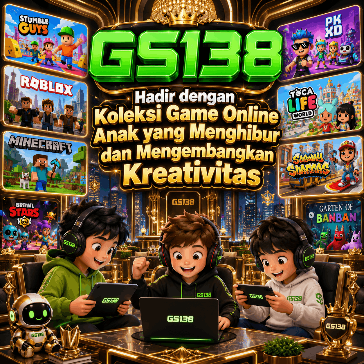 GS138 Hadir dengan Koleksi Game Online Anak yang Menghibur dan Mengembangkan Kreativitas